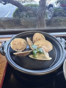 3月はまぐり酒蒸し